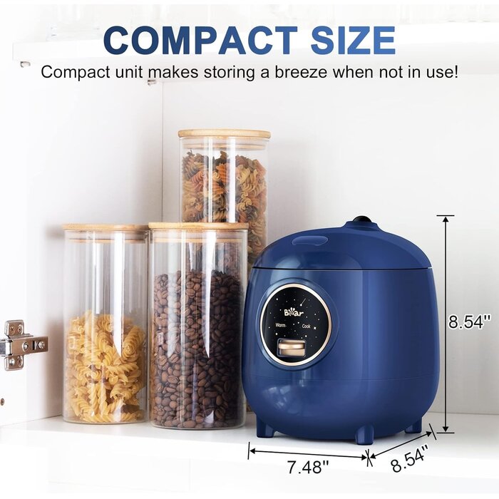 Cuiseur à riz compact 1,2L - Jusqu'à -28% sur votre cuisine