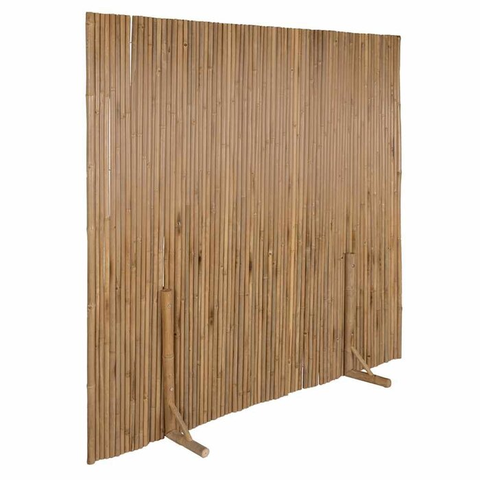Vidaxl Paravent en bambou 180 x 170 cm - Marron - Jusqu'à 46% de remise
