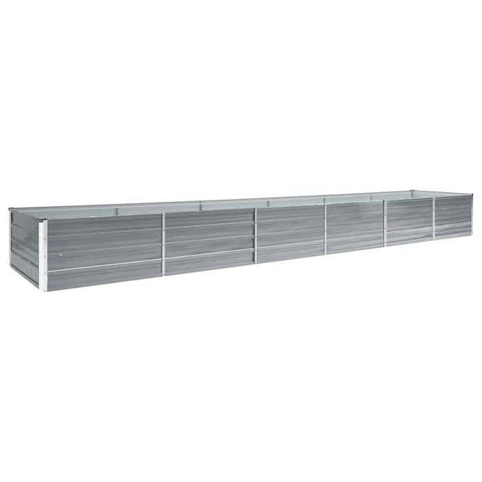 Vidaxl Jardinière surélevée XXL en acier galvanisé - 480 cm - Jusqu'à -53%