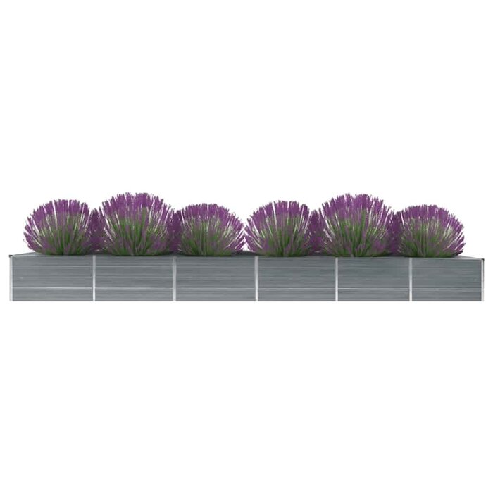 Vidaxl Jardinière surélevée XXL en acier galvanisé - 480 cm - Jusqu'à -53%