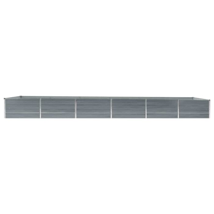 Vidaxl Jardinière surélevée XXL en acier galvanisé - 480 cm - Jusqu'à -53%