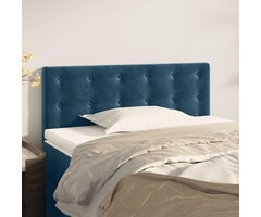 Vidaxl Tête de lit en velours bleu foncé - 80 cm - Jusqu'à -32%