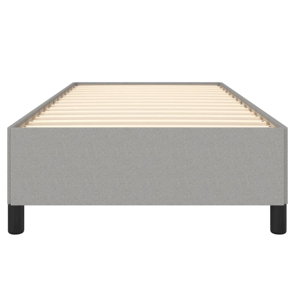 Vidaxl Cadre de lit en tissu gris clair 90x200 cm - Jusqu'à -47% sur votre modèle