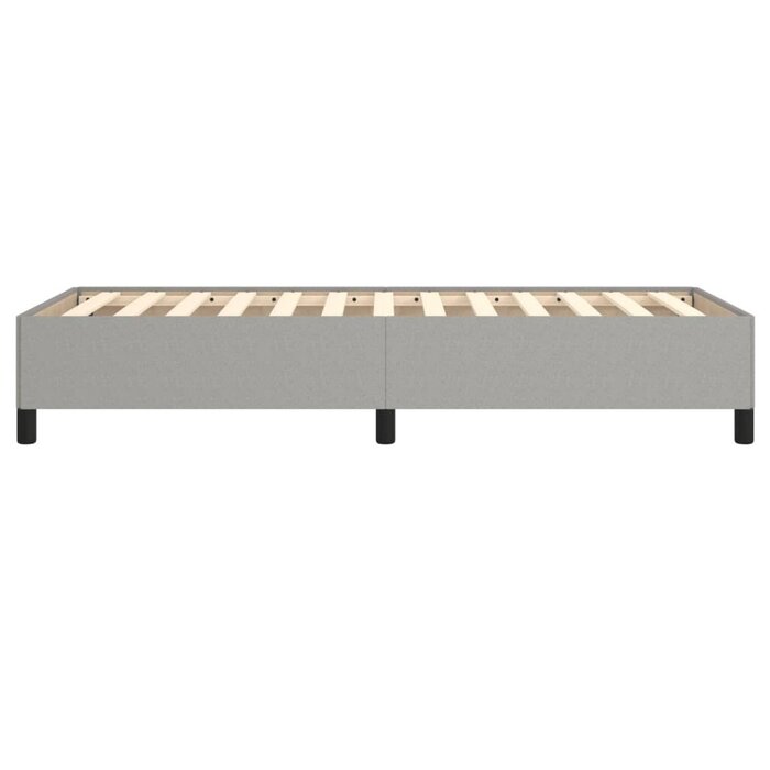 Vidaxl Cadre de lit en tissu gris clair 90x200 cm - Jusqu'à -47% sur votre modèle