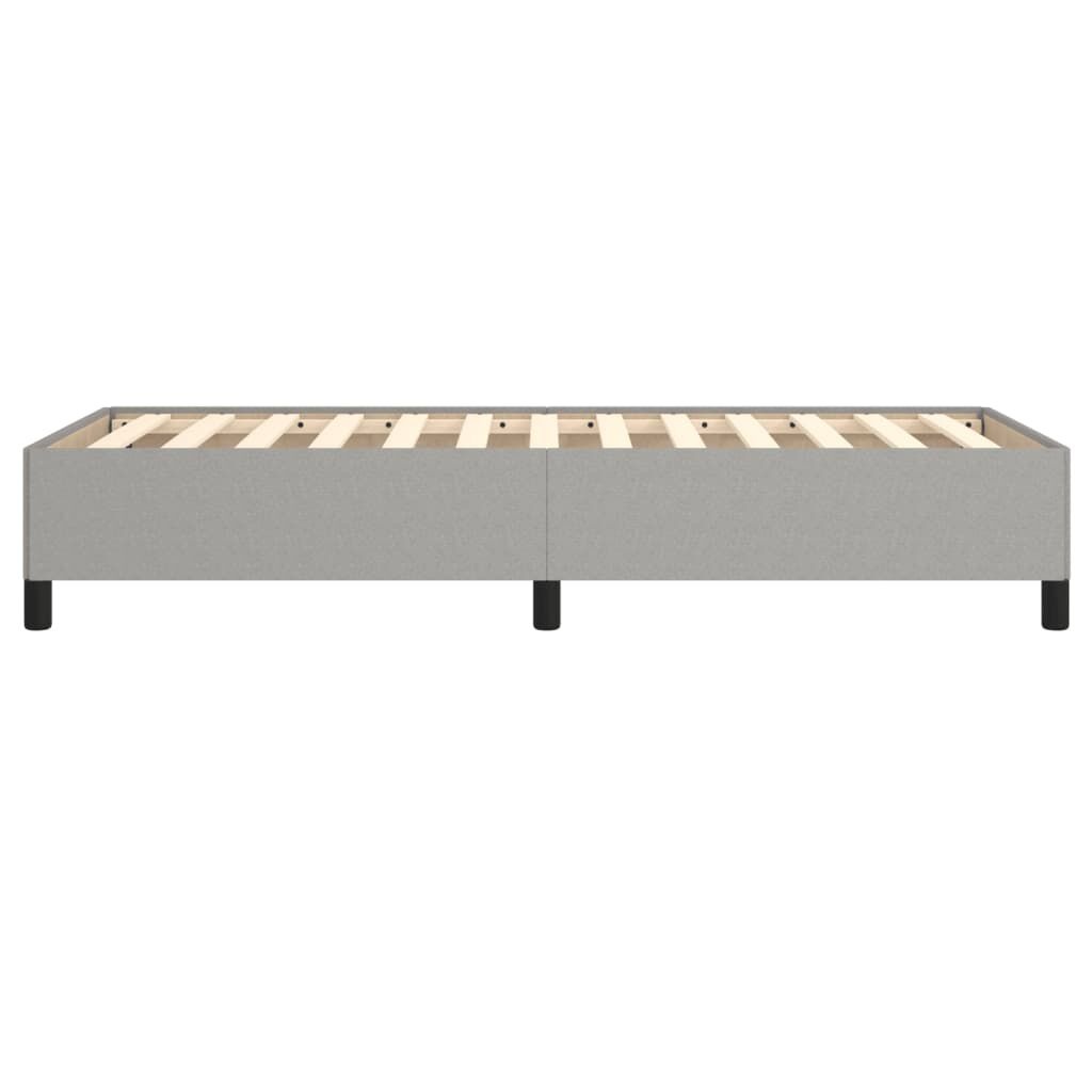 Vidaxl Cadre de lit en tissu gris clair 90x200 cm - Jusqu'à -47% sur votre modèle
