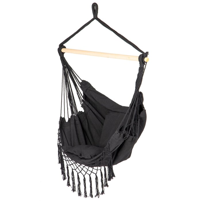 Viking Choice Fauteuil suspendu style brésilien noir - Jusqu'à 35% de réduction