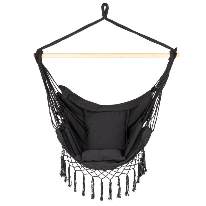 Viking Choice Fauteuil suspendu style brésilien noir - Jusqu'à 35% de réduction