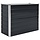 Jardinière surélevée en acier anthracite 100cm - Jusqu'à -40%
