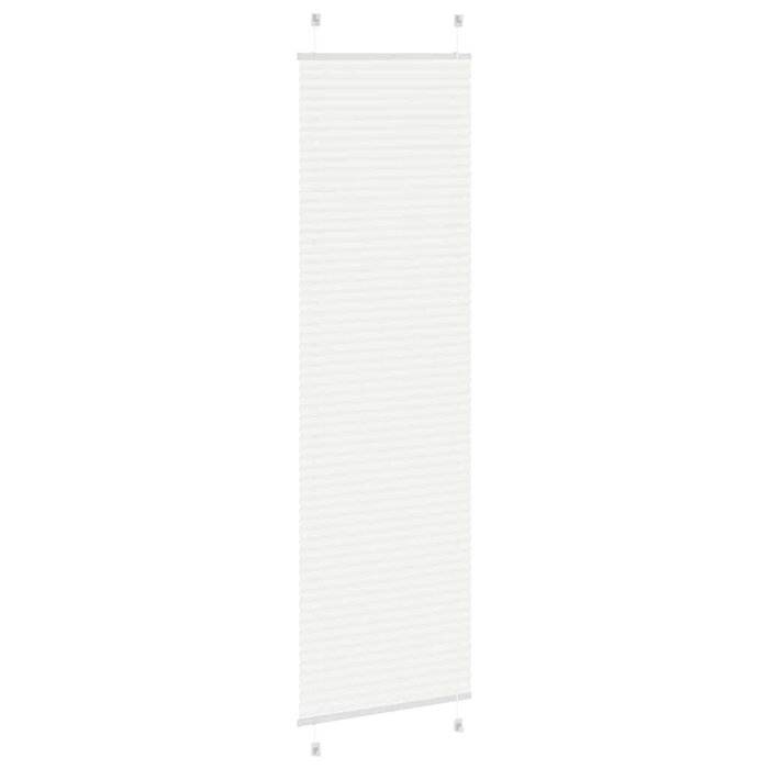 Vidaxl Store plissé blanc 55x200 cm - Jusqu'à 39% de réduction