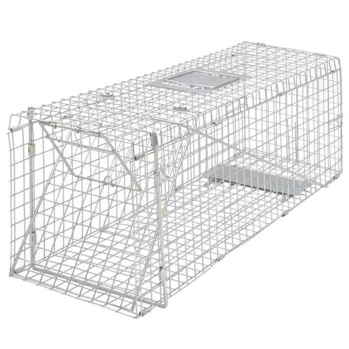 Vidaxl Cage de capture pour animaux 80 cm - Acier galvanisé - Jusqu'à -33%