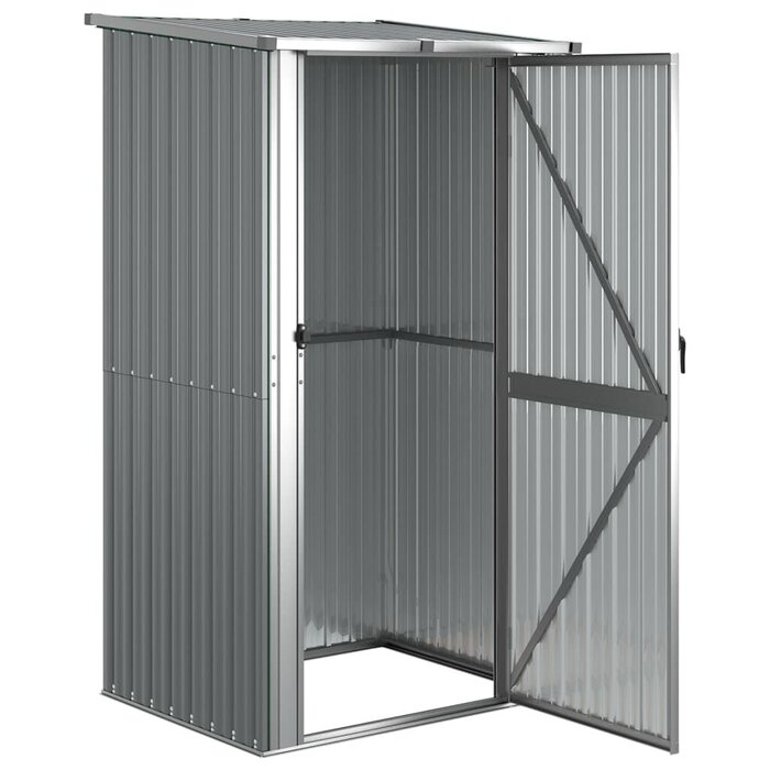 Vidaxl Abri de jardin en acier galvanisé - Gris - Jusqu'à -43%