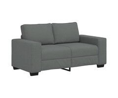 Vidaxl Canapé 2 places gris foncé - Moderne et confortable - Jusqu'à -35%