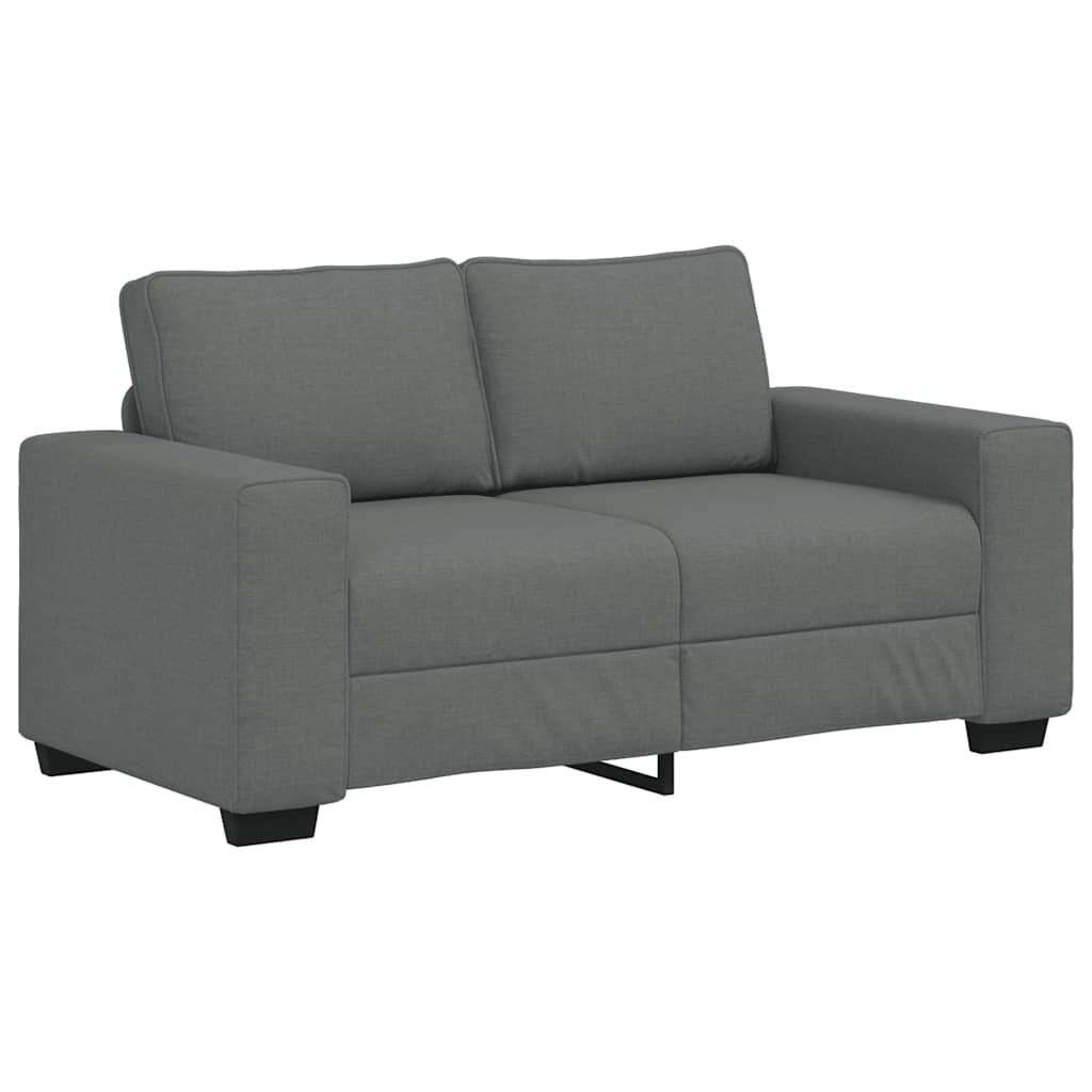 Vidaxl Canapé 2 places gris foncé - Moderne et confortable - Jusqu'à -35%