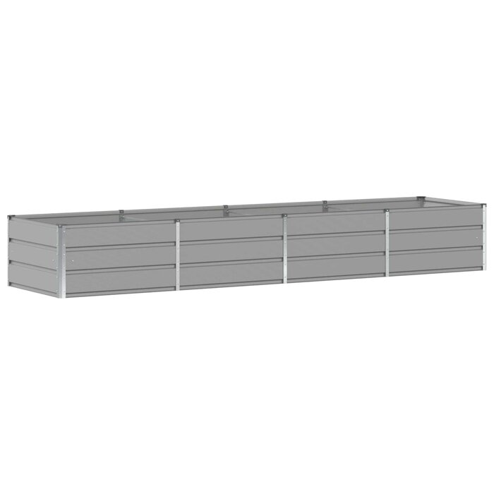 Vidaxl Jardinière en acier 320 cm - Gris clair - Jusqu'à -40% sur l'outlet