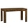 Table à manger bois chêne fumé 140cm - Jusqu'à -37%