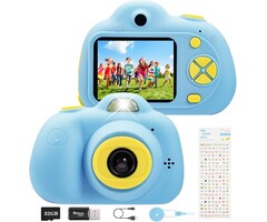 Appareil photo numérique enfant - Bleu - Vidéo 1080P - Jusqu'à 33% de réduction