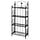 Étagère à plantes carrée noire 153 cm - Jusqu'à 40 % de réduction