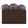 Bac de jardin surélevé 100x100x45cm - Acier galvanisé - Jusqu'à 39% de remise