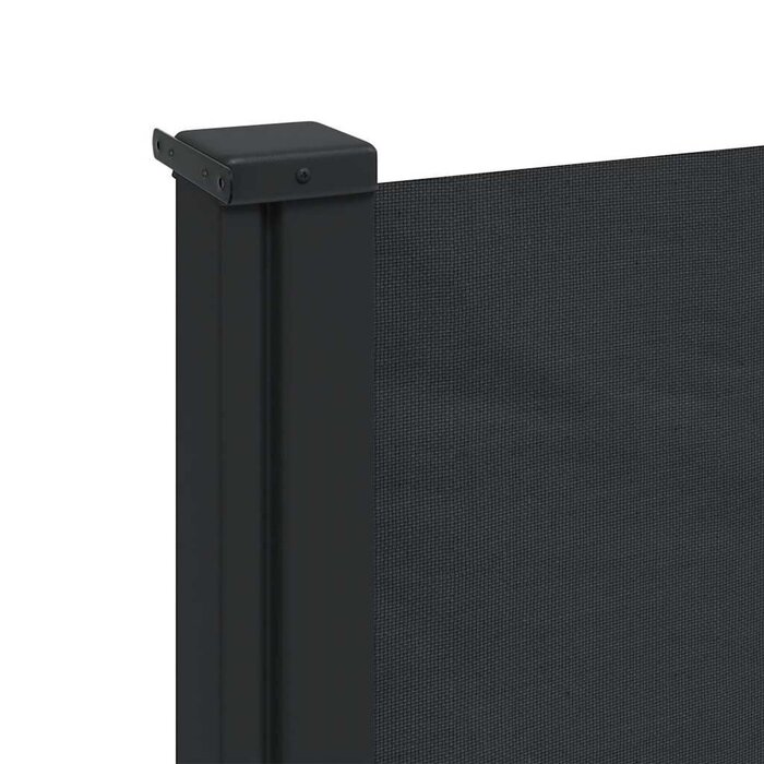 Vidaxl Pare-vent rétractable 120x600 cm Noir - Jusqu'à 36% de remise