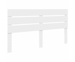 Vidaxl Tête de lit rectangulaire bois blanc 183x100cm - Jusqu'à -40%
