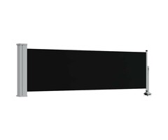 Vidaxl Pare-vue rétractable 80x300cm Noir - Jusqu'à -40% sur votre jardin