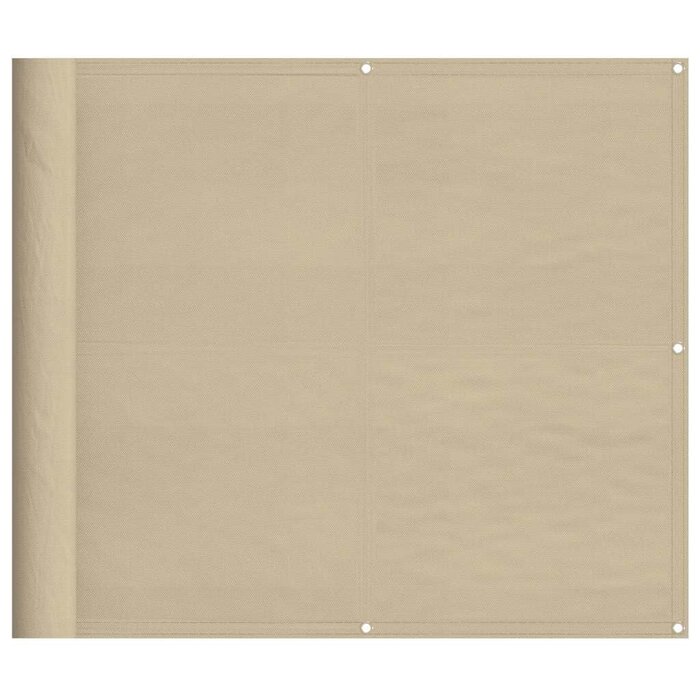 Vidaxl Brise-vue pour balcon 90x800 cm Beige - Jusqu'à 35% de réduction