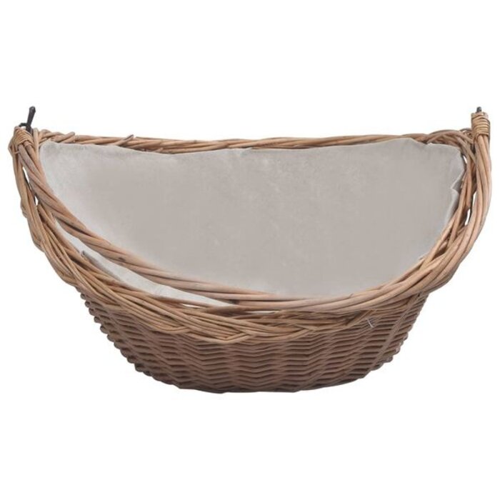 Vidaxl Panier à bois en osier marron - Jusqu'à -39% sur une sélection