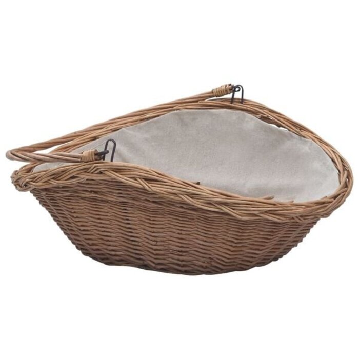 Vidaxl Panier à bois en osier marron - Jusqu'à -39% sur une sélection
