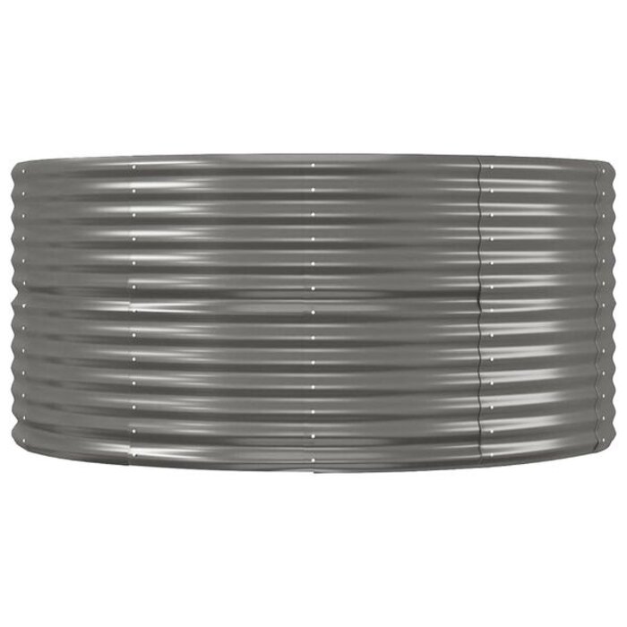 Vidaxl Grand bac à fleurs ovale en acier galvanisé - Jusqu'à -41% de remise