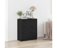 Vidaxl Buffet compact noir 60x30x70 cm - Design moderne - Jusqu'à -41%