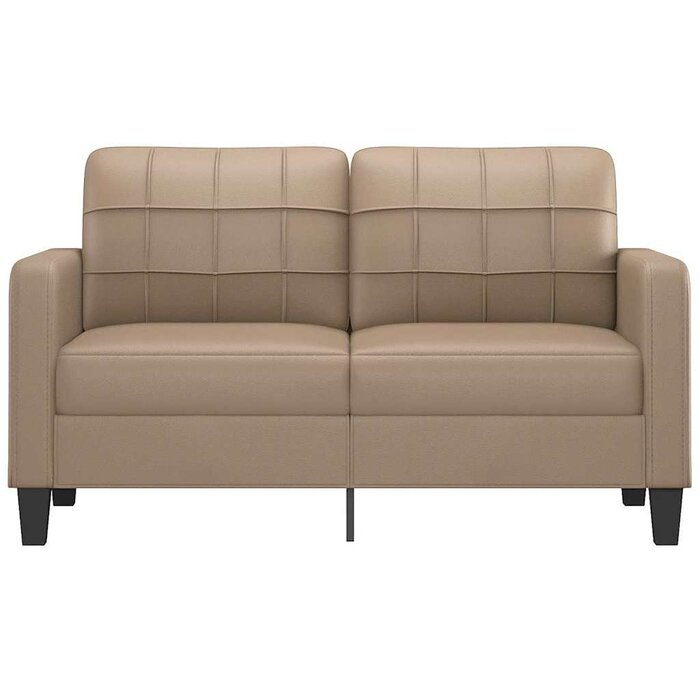 Vidaxl Canapé 2 places 140 cm cappuccino - Jusqu'à 30% de remise