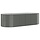 Jardinière surélevée ovale acier gris 249 cm - Jusqu'à -34%