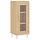 Buffet haut chêne Sonoma 34,5x34x90cm - Jusqu'à 40% de remise