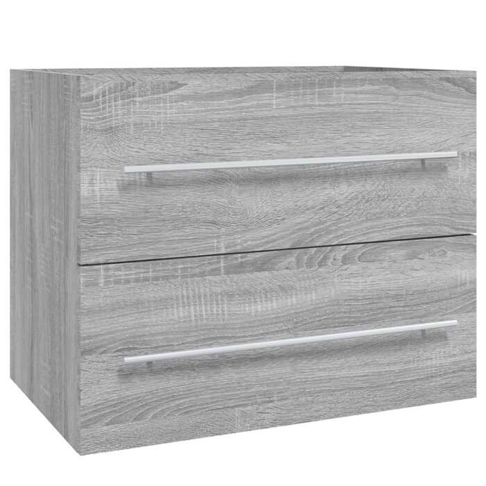 Vidaxl Meuble sous-lavabo 60cm - Chêne Sonoma - Jusqu'à 40% de réduction
