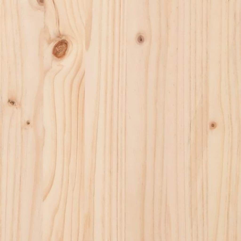 Vidaxl Lit palette en bois de pin massif 140x200 cm - Jusqu'à -37%
