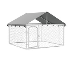 Vidaxl Chenil pour chien extérieur avec toit 200x200x150cm - Jusqu'à -41%