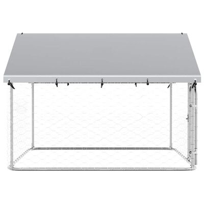 Vidaxl Chenil pour chien extérieur avec toit 200x200x150cm - Jusqu'à -41%
