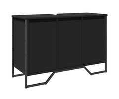 Vidaxl Meuble sous-vasque noir 91 cm - Jusqu'à -41% sur le retour