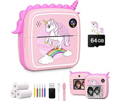 Amazon Appareil photo instantané enfant 50MP rose - Jusqu'à 40% de remise