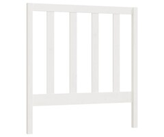 Vidaxl Tête de lit en pin massif blanc 96 x 100 cm - Jusqu'à -32%