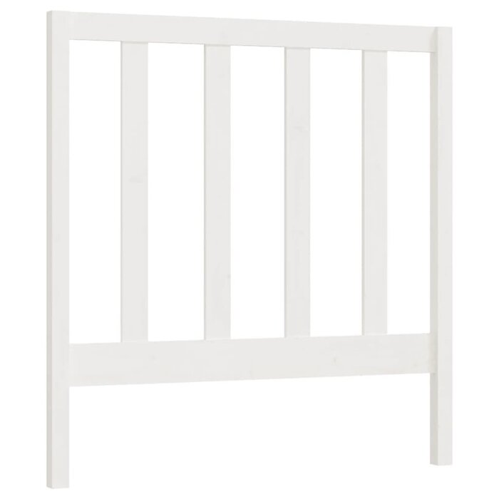 Vidaxl Tête de lit en pin massif blanc 96 x 100 cm - Jusqu'à -32%