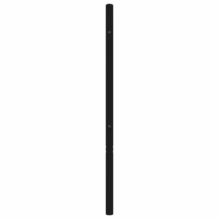 Vidaxl Tête de lit 120 cm en métal noir - Jusqu'à 61% de réduction