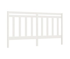 Vidaxl Tête de lit en pin massif blanc 206x100 cm - Jusqu'à -54%