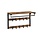 Porte-manteau Mural Industriel - 10 Crochets - Marron/Noir - Jusqu'à -27,1%