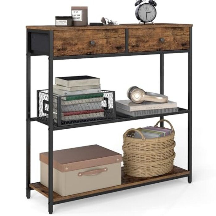 Console d'entrée design bois et métal - Jusqu'à -27,4% de réduction