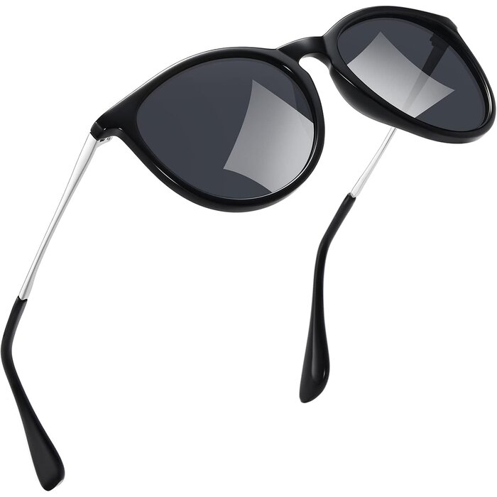 Lunettes de soleil rondes rétro polarisées - Jusqu'à -40% sur l'outlet