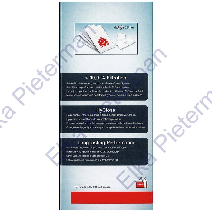 Lot de 4 sacs aspirateur haute filtration - Jusqu'à -56% de remise