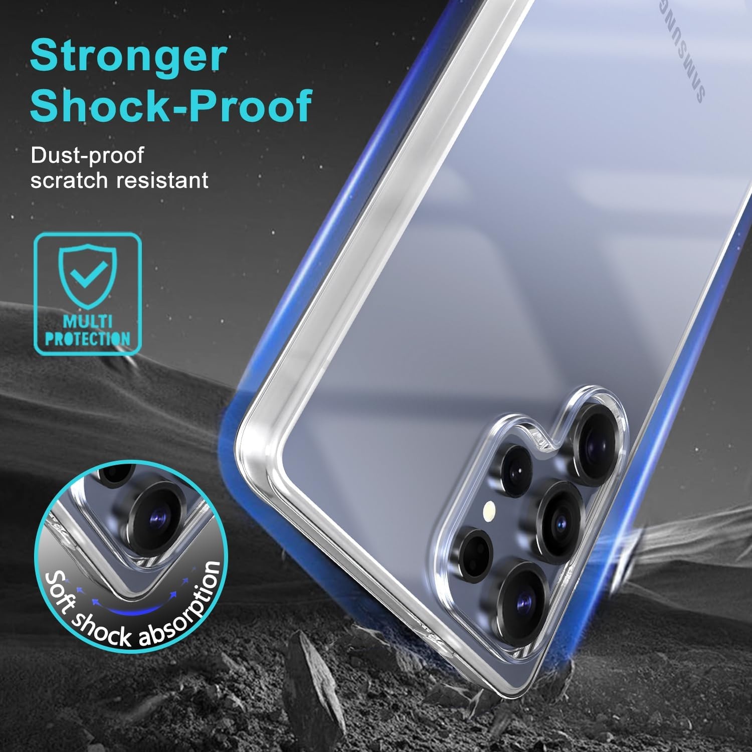 Coque intégrale 360 pour smartphone - Transparente - Jusqu'à -32%