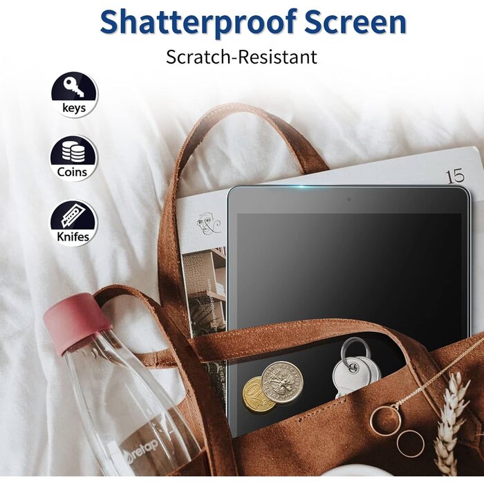 Étui clavier pour iPad 10,2" - QWERTZ - Protection 3-en-1 - Jusqu'à -51%
