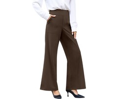 Pantalon large taille haute femme - Confort et style - Jusqu'à 32% de remise